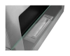 Biofireplace hanging with glass 650x400 inox
