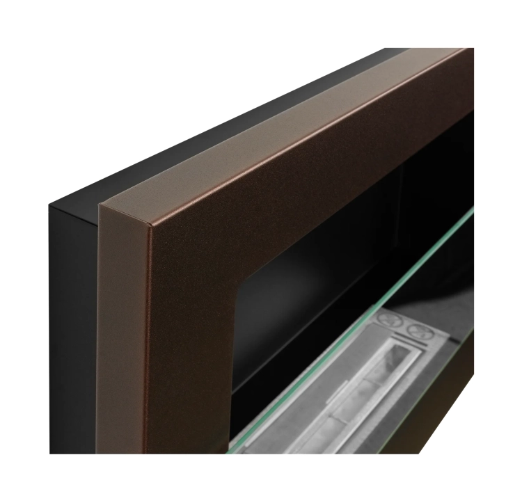 Hanging bio fireplace with glass 650x400 brown 01.webp