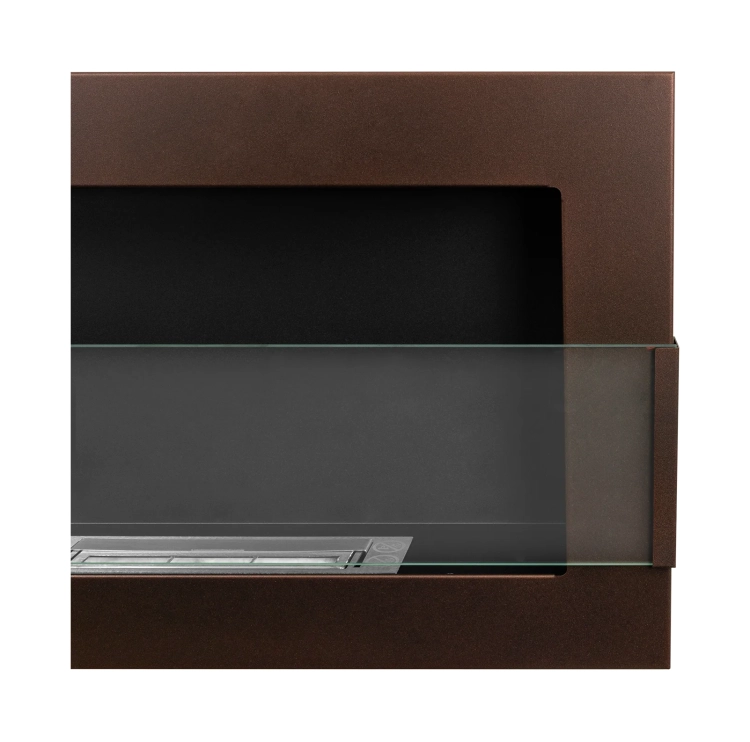 Hanging bio fireplace with glass 650x400 brown 01.webp