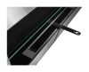 Biofireplace hanging with glass 900x400 inox-silver