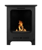 Biofireplace freestanding Koza Mini black matte with glass