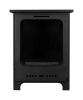 Biofireplace freestanding Koza Mini black matte with glass