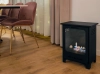 Biofireplace freestanding Koza Mini black matte with glass