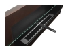 Biofireplace hanging with glass 900x400 brwon