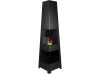 Biofireplace freestanding Pyramid Garden black matte