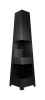 Biofireplace freestanding Pyramid Garden black matte