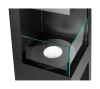 Biofireplace freestanding Pyramid Garden black matte