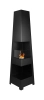 Biofireplace freestanding Pyramid Garden black matte