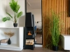 Biofireplace freestanding Pyramid Garden black matte