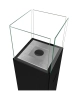 Freestanding biofireplace PATIO black matt