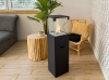 Freestanding biofireplace PATIO black matt