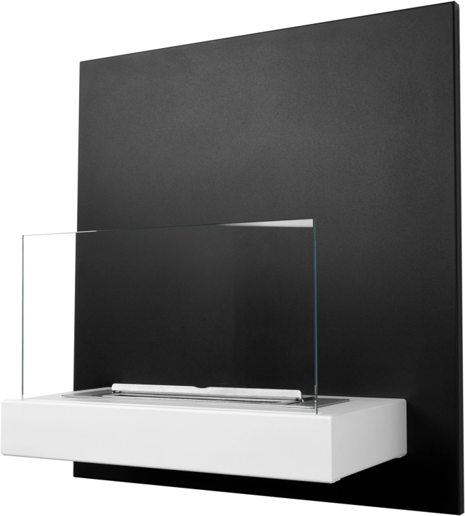 Biofireplace hanging BOARD black-white