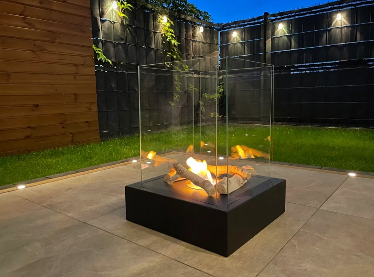 Biofireplace freestanding Sunset Garden black