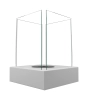Biofireplace freestanding Sunset Garden white