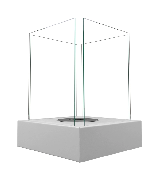 Biofireplace freestanding Sunset Garden white