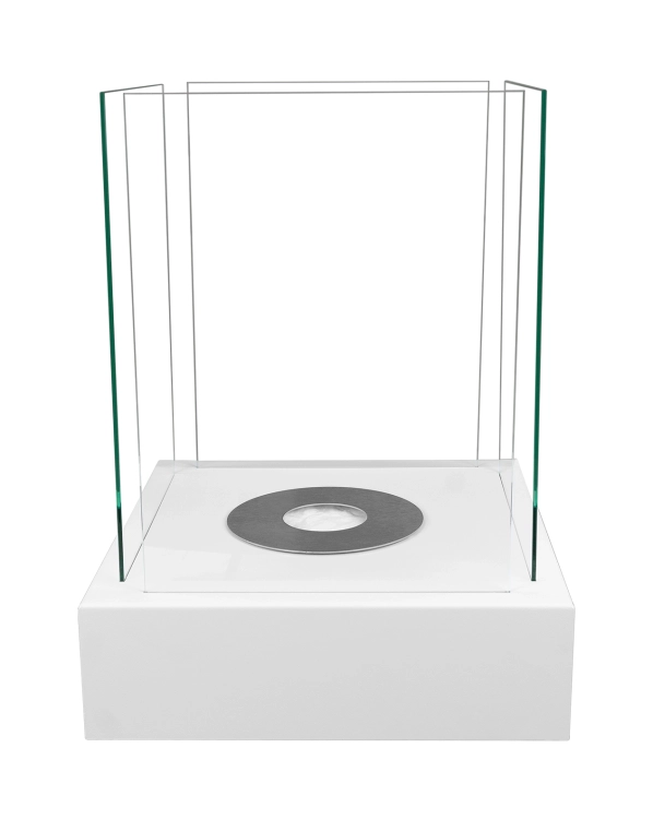 Biofireplace freestanding Sunset Garden white