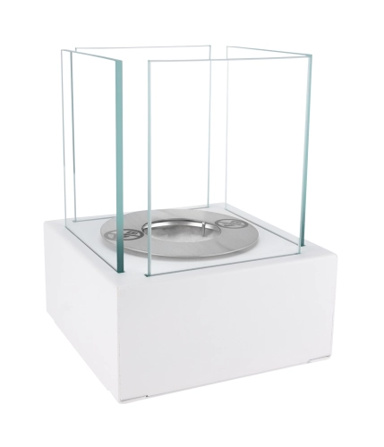 Biofireplace freestanding Smart white structural matte