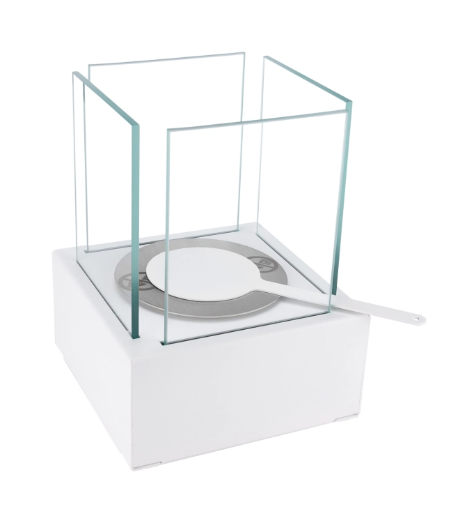 Biofireplace freestanding Smart white structural matte