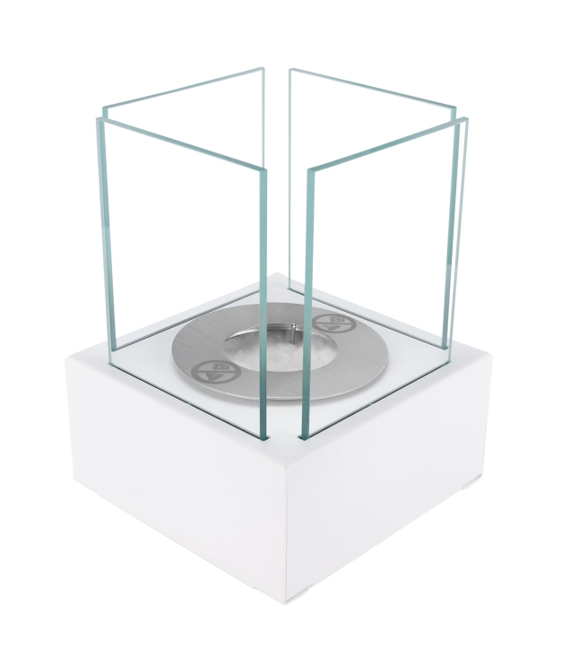 Biofireplace freestanding Smart white structural matte