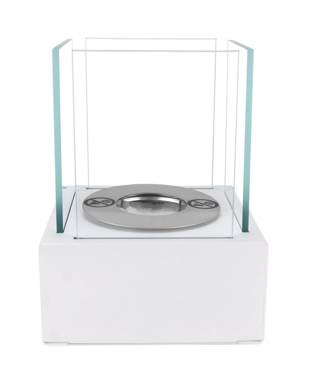 Biofireplace freestanding Smart white structural matte