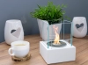 Biofireplace freestanding Smart white structural matte