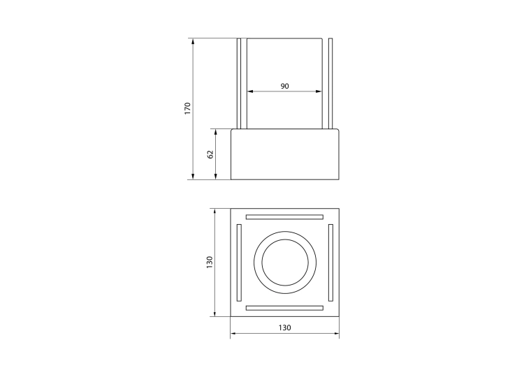 Biofireplace freestanding Smart white structural matte