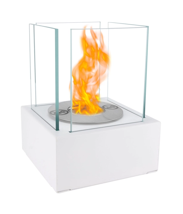 Biofireplace freestanding Smart white structural matte