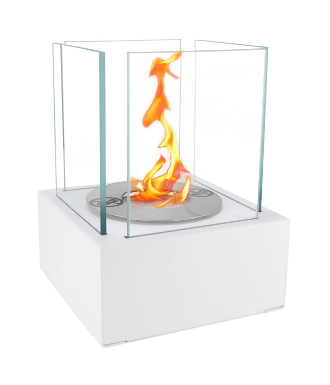 Biofireplace freestanding Smart white structural matte