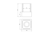 Biofireplace freestanding Smart black structural matte