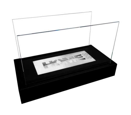 Biofireplace freestanding Home black structural matte
