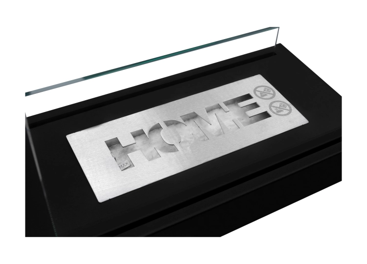 Biofireplace freestanding Home black structural matte