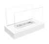 Biofireplace freestanding Home white structural matte