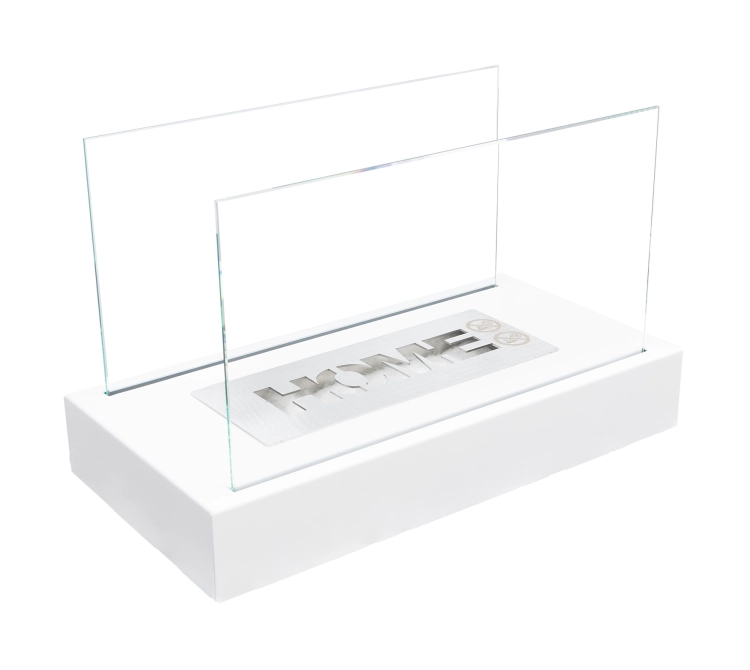 Biofireplace freestanding Home white structural matte