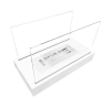 Biofireplace freestanding Home white structural matte
