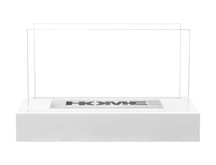 Biofireplace freestanding Home white structural matte