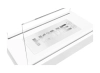 Biofireplace freestanding Home white structural matte