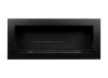 Biofireplace hanging with glass 900x400 Slim black structural matte