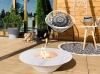 Biofireplace freestanding Universe white matte