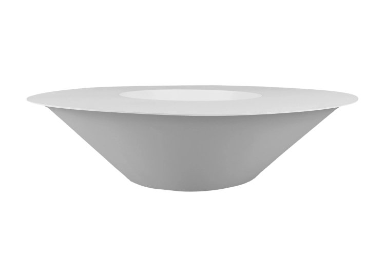 Biofireplace freestanding Universe white matte