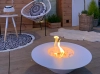 Biofireplace freestanding Universe white matte