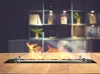 Biofireplace built-in insert 65 cm black matte with glass