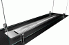 Biofireplace built-in insert 65 cm black matte with glass