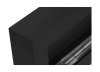 Biofireplace hanging with glass 900x400 Box black structural matte