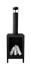 Biofireplace freestanding Kozen black matte