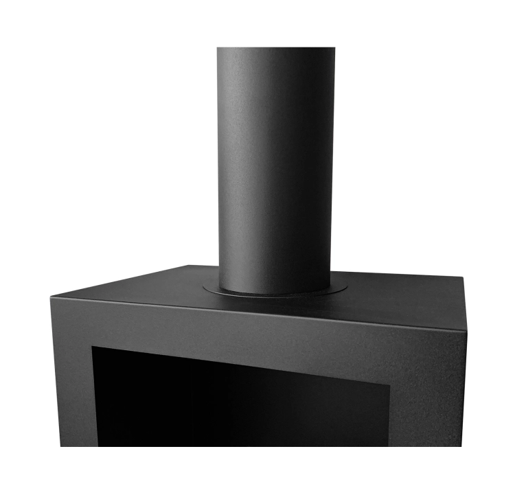 Biofireplace freestanding Kozen black matte