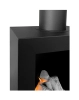 Biofireplace freestanding Kozen black matte