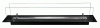 Biofireplace built-in inser 100cm black matte with glass