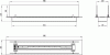 Biofireplace built-in inser 100cm black matte with glass