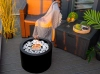 Biofireplace freestanding Moon black matte