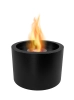 Biofireplace freestanding Moon black matte